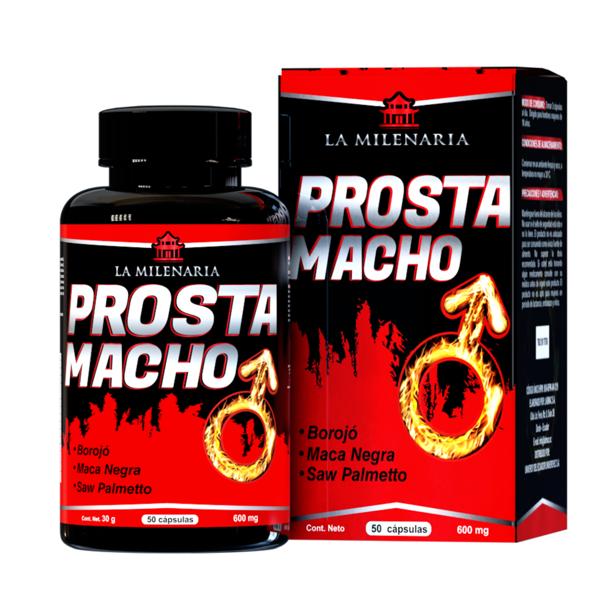 PROSTA MACHO 50 CÁPSULAS – LA MILENARIA