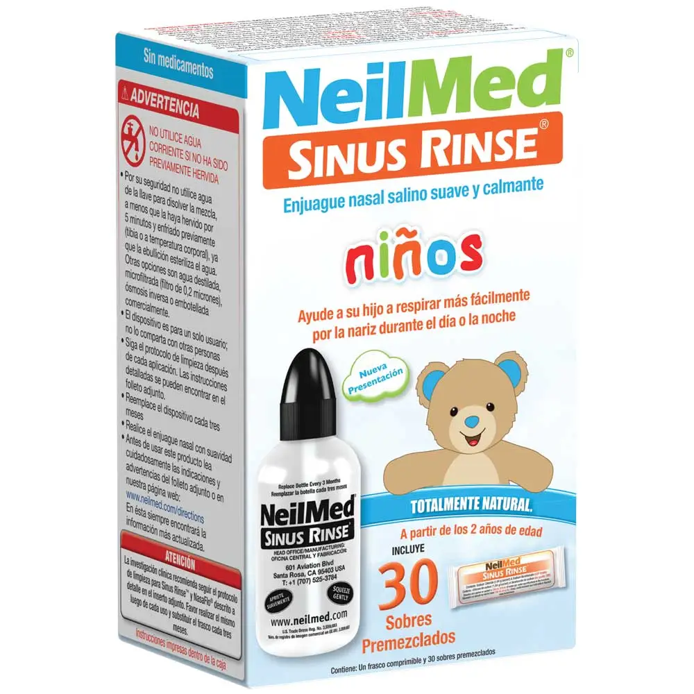 Sinu Rinse Kit Pediátrico x 30 Sobres - Imagen 2