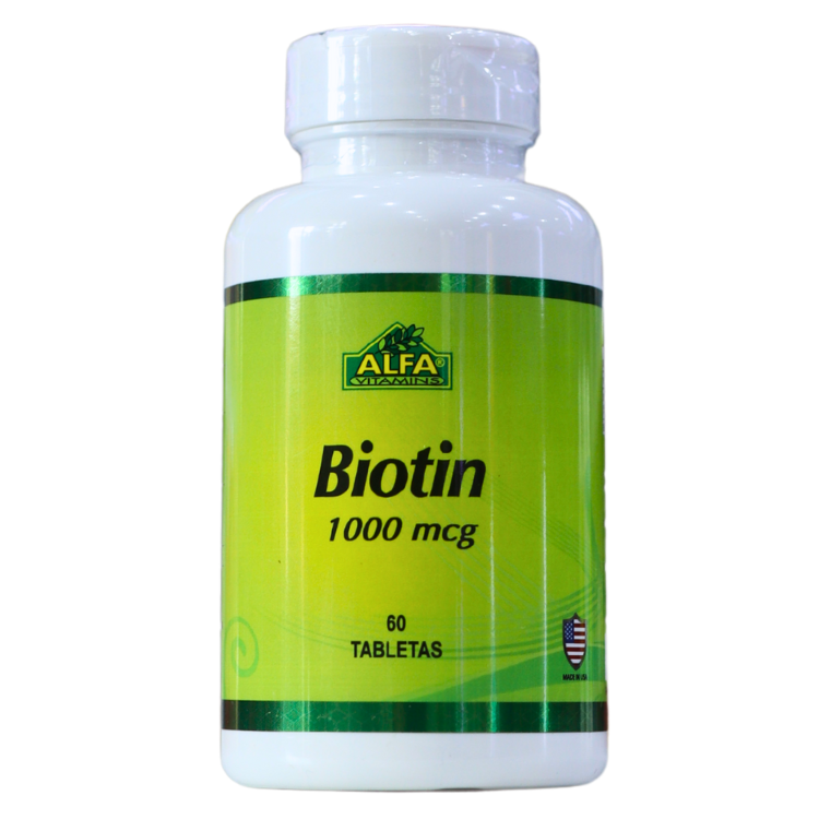 BIOTIN 60 TABLETAS – ALFA VITAMINS