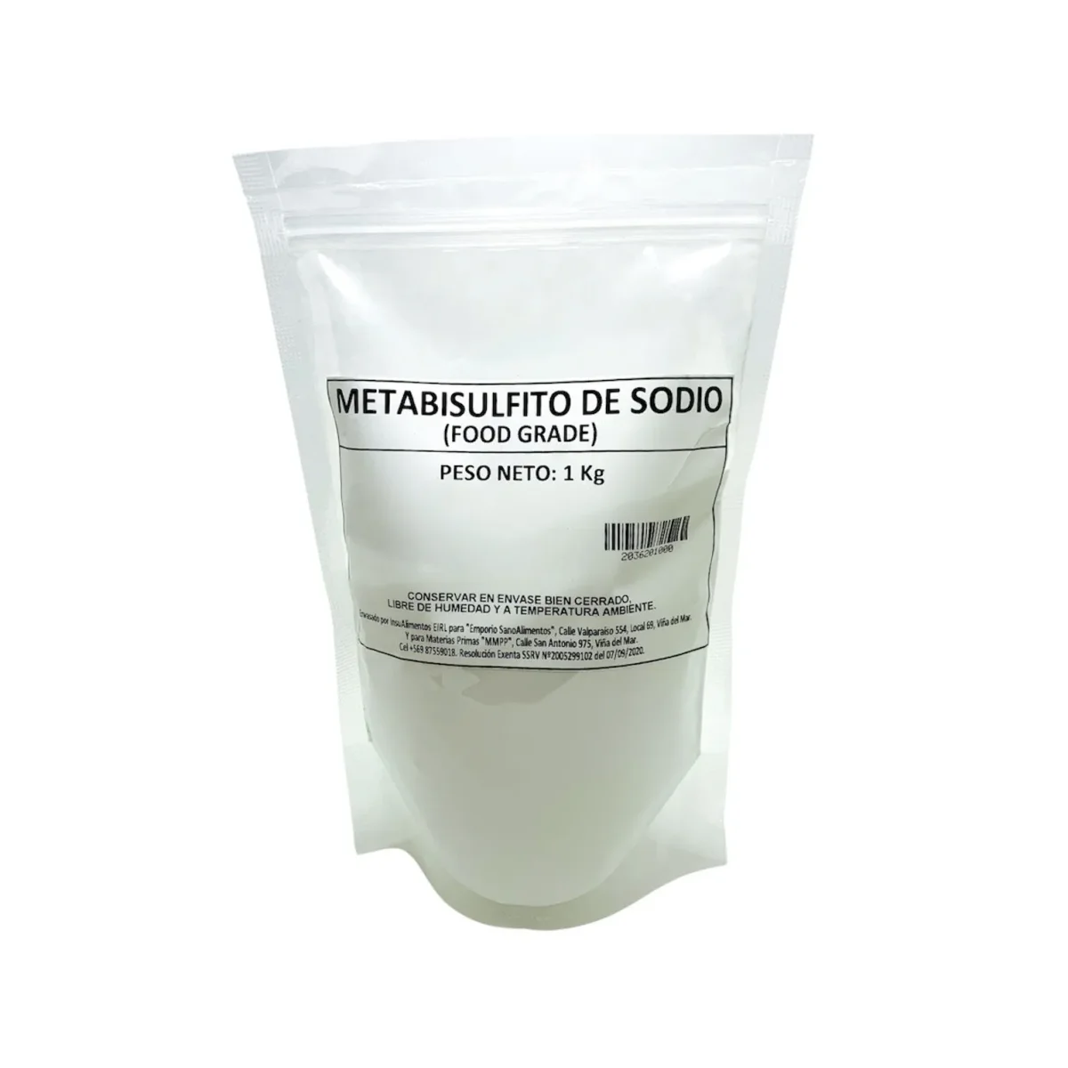 METABISULFITO DE SODIO FOOD GRADE – 1 Kg U12070