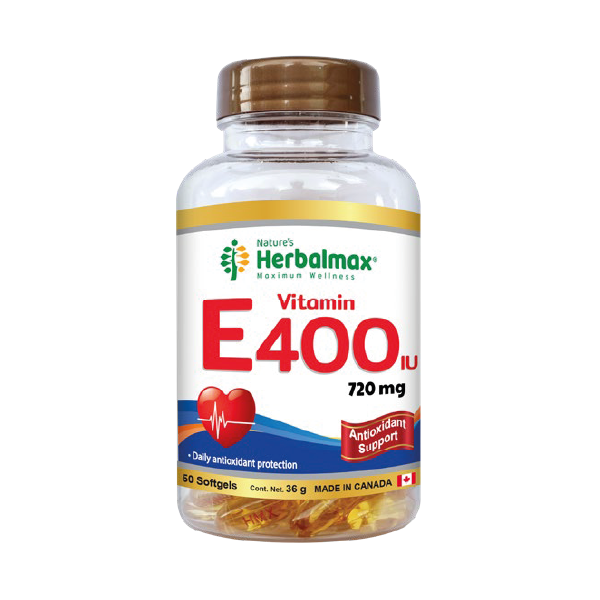 VITAMIN 400 IU X 50 SOFTGELS – HERBAL MAX