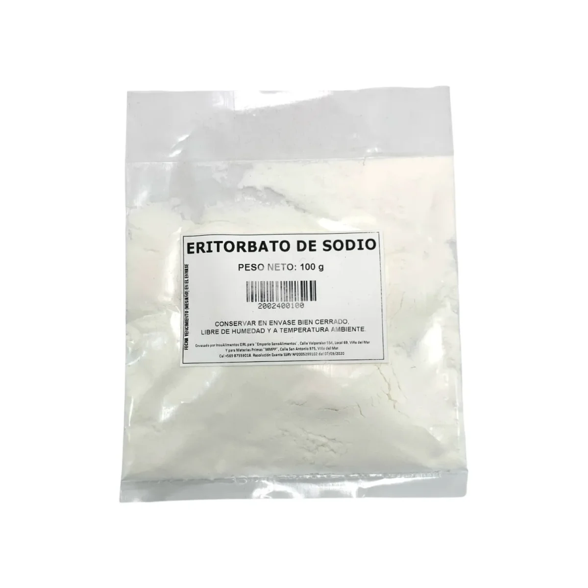 ERITORBATO DE SODIO – 100 g U11650 - Imagen 2