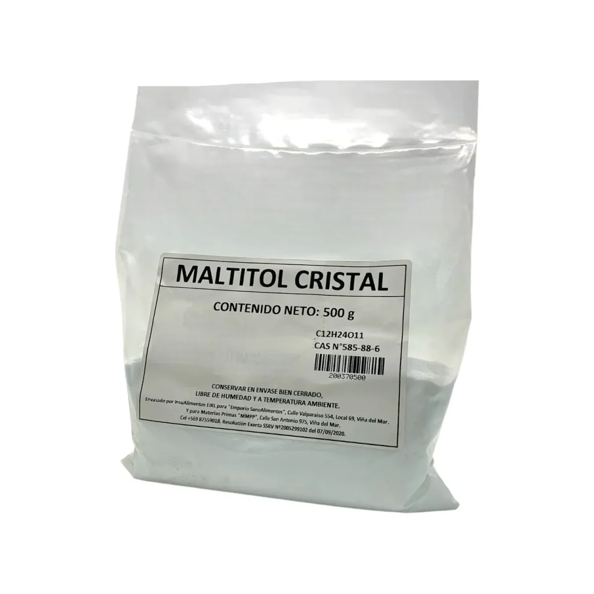 MALTITOL CRISTAL – 500 g U12038 - Imagen 2